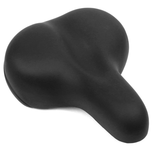 седло велосипеда VS190 black 250х205 мм, черное