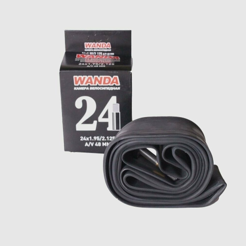 камера велосипеда Wanda 24"х1.95/2.125 бутиловая AV-48мм