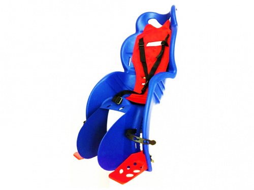 кресло детское Vinca Sport HTP 155 Sandas blue/red на багажник, синее/красное, Италия, макс.22кг