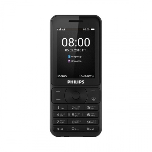 мобильный телефон Philips E181 Xenium черный