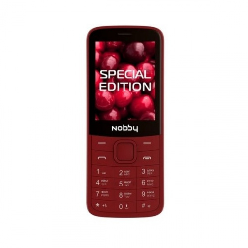 мобильный телефон Nobby 220 вишневый