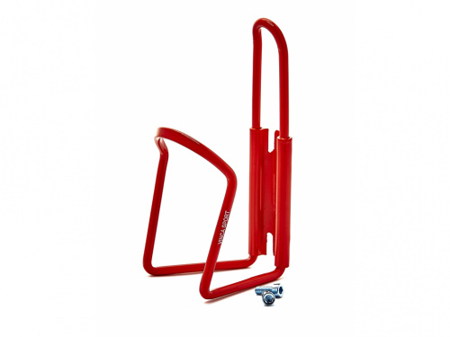 флягодержатель Vinca Sport HC 11 алюминий, в комплекте с болтами, красный