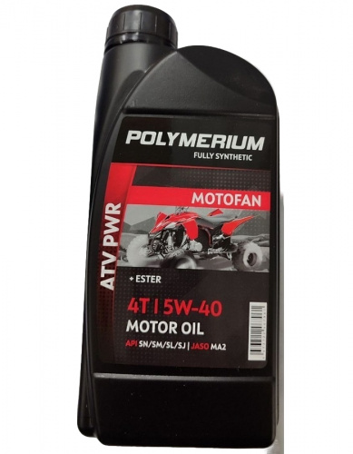 масло Motofan ATV PWR 5W-40 4-х тактное синтетическое для квадроциклов 1 л (12)