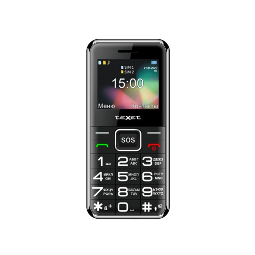мобильный телефон teXet TM-B319 черный