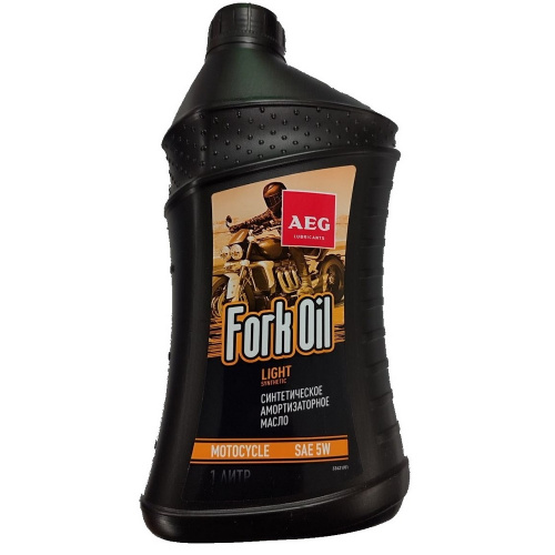 масло AEG FolkOil 5W амортизаторное синтетическое1л (10шт)