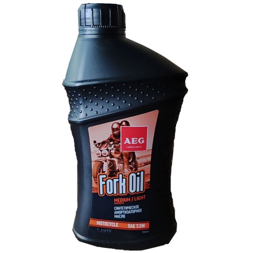 масло AEG FolkOil 7,5W амортизаторное синтетическое1л (10шт)