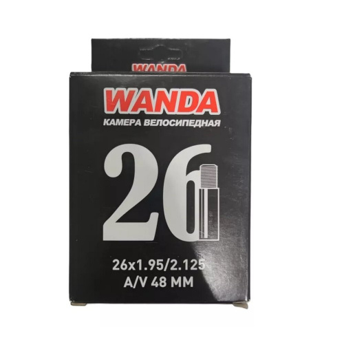 камера велосипеда Wanda 26"х1.95/2.125 бутиловая AV-48мм