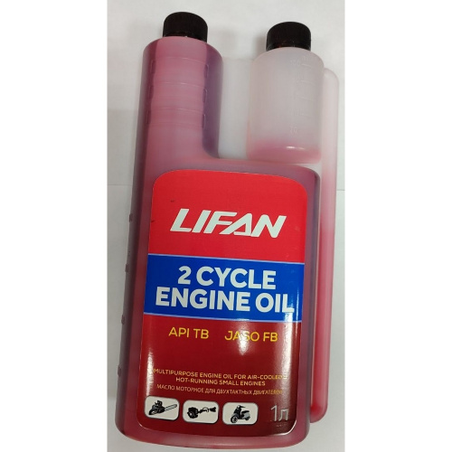 масло Lifan 2-х тактное 1л.с дозатором (12шт)