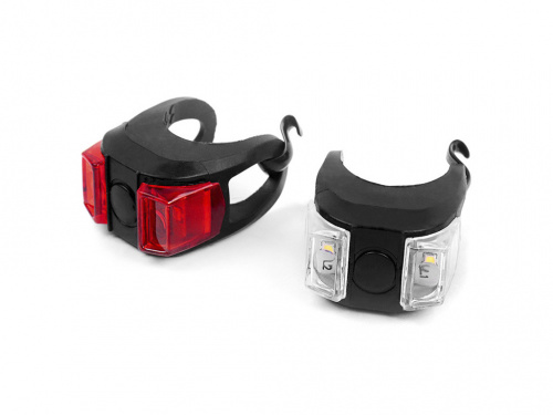 фонарь велосипеда Vinca Sport VL 215 черный (комплект)		