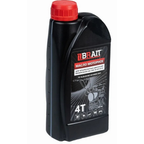 масло Brait API SF/CC SAE 10W-40 4-х тактное минеральное 630мл (20шт)