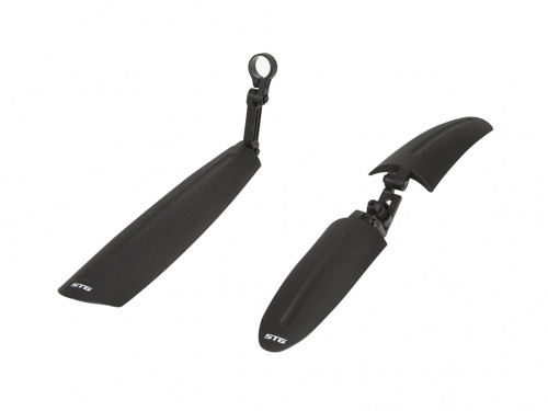 крылья для велосипеда STG GH-367F/R 24-26" черные (комплект)