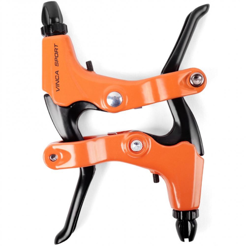 ручка тормоза велосипеда VB 51 orange (пара)