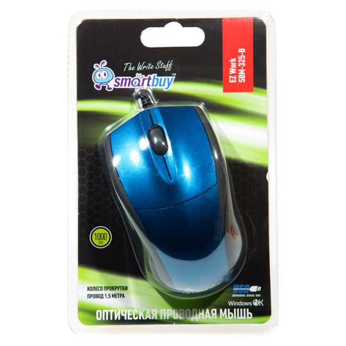 мышь Smart Buy 325  USB синяя